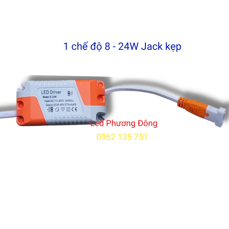Tăng phô  các loại dành cho đèn Led Ốp Trần , Âm Trần 4 w Đến 24w