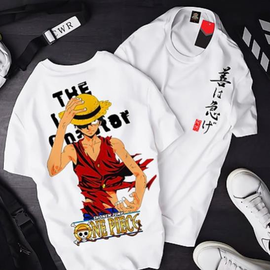 Áo One Piece Luffy Mũ Rơm ATT-06, Áo thun Anime Manga One Piece Monkey D. Luffy Unisex Nam Nữ