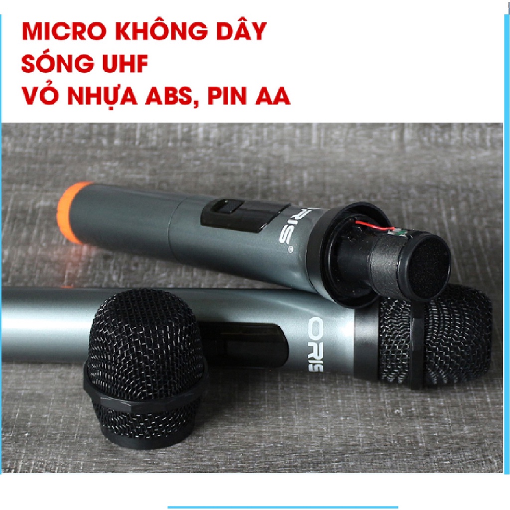 Loa Karaoke Di Động Oris 7100 pin sạc,nhỏ gọn thích hợp sử dụng trong phòng,mang đi du lịch,âm thanh hay