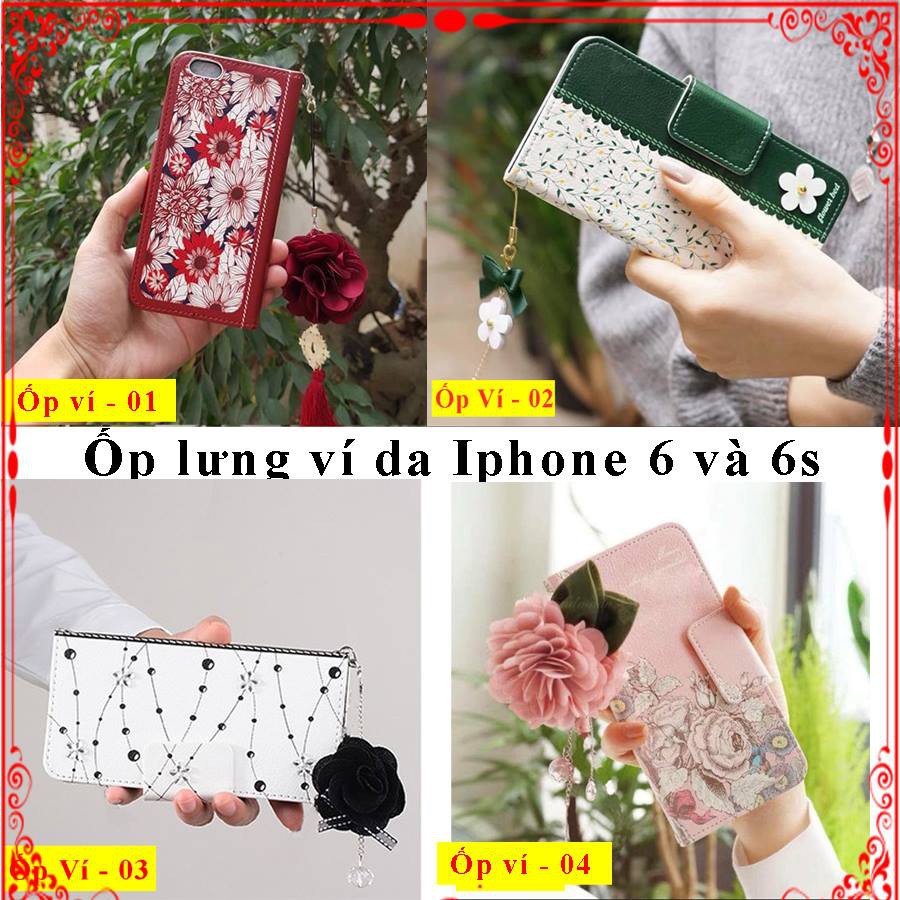 Ốp Ví bao Da Iphone 6 và iphone 6s