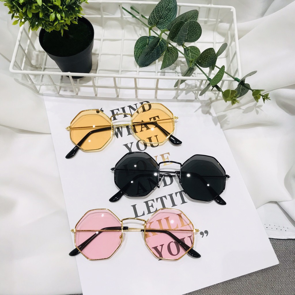 [CỰC ĐẸP] MẮT KÍNH THỜI TRANG HOT TREND ĐA GIÁC 205 NHIỀU MÀU CỰC HOT | BigBuy360 - bigbuy360.vn