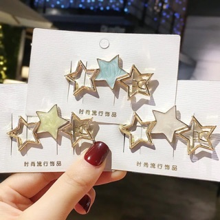 Kẹp tóc hình ngôi sao lấp lánh Hàn Quốc