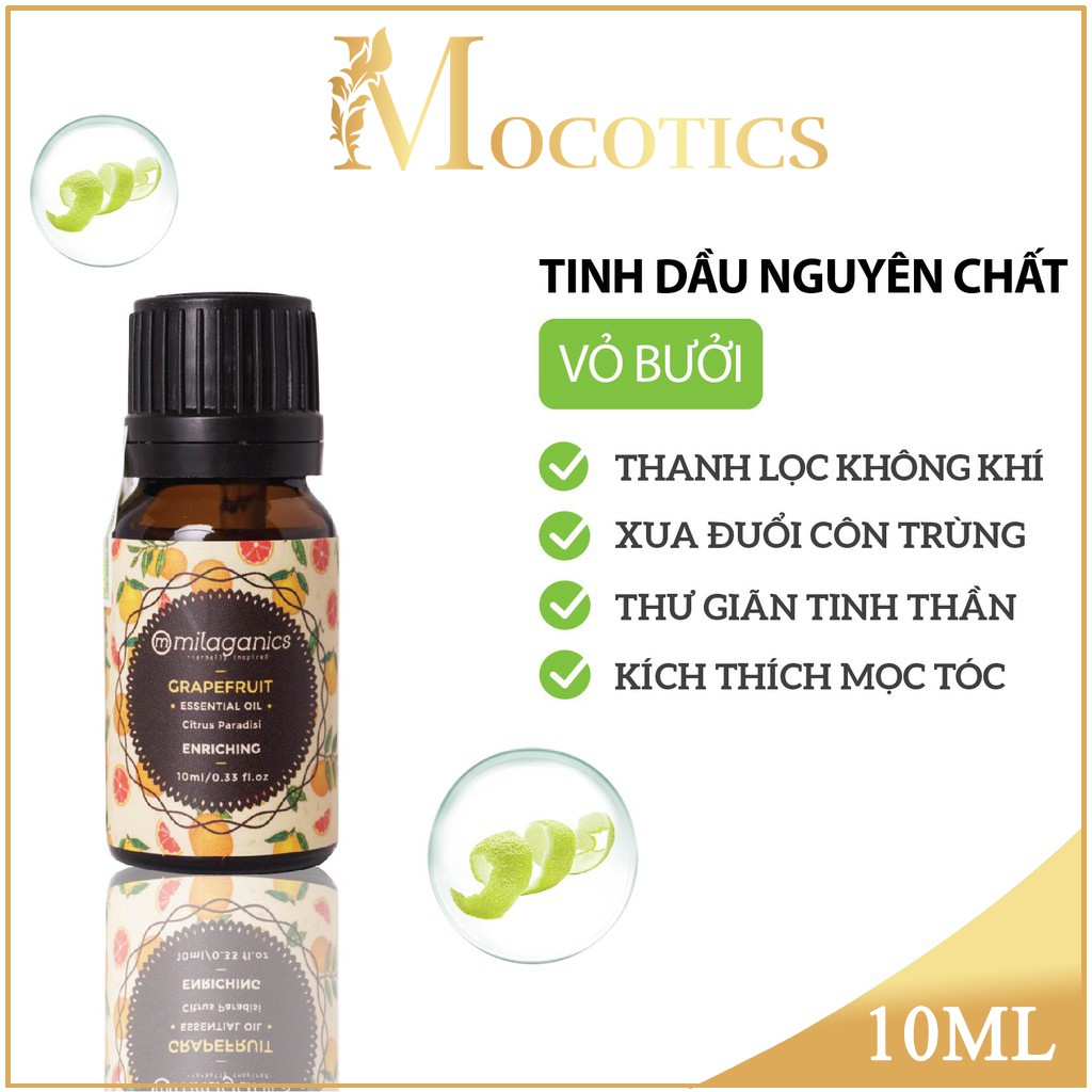 Tinh Dầu Bưởi Đậm Đặc Milaganics USA 10ml