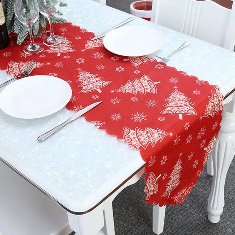 Khăn Trải Bàn In Họa Tiết Giáng Sinh Trang Trí Nhà Bếp / Bàn Ăn / Tiệc Tùng / Giáng Sinh