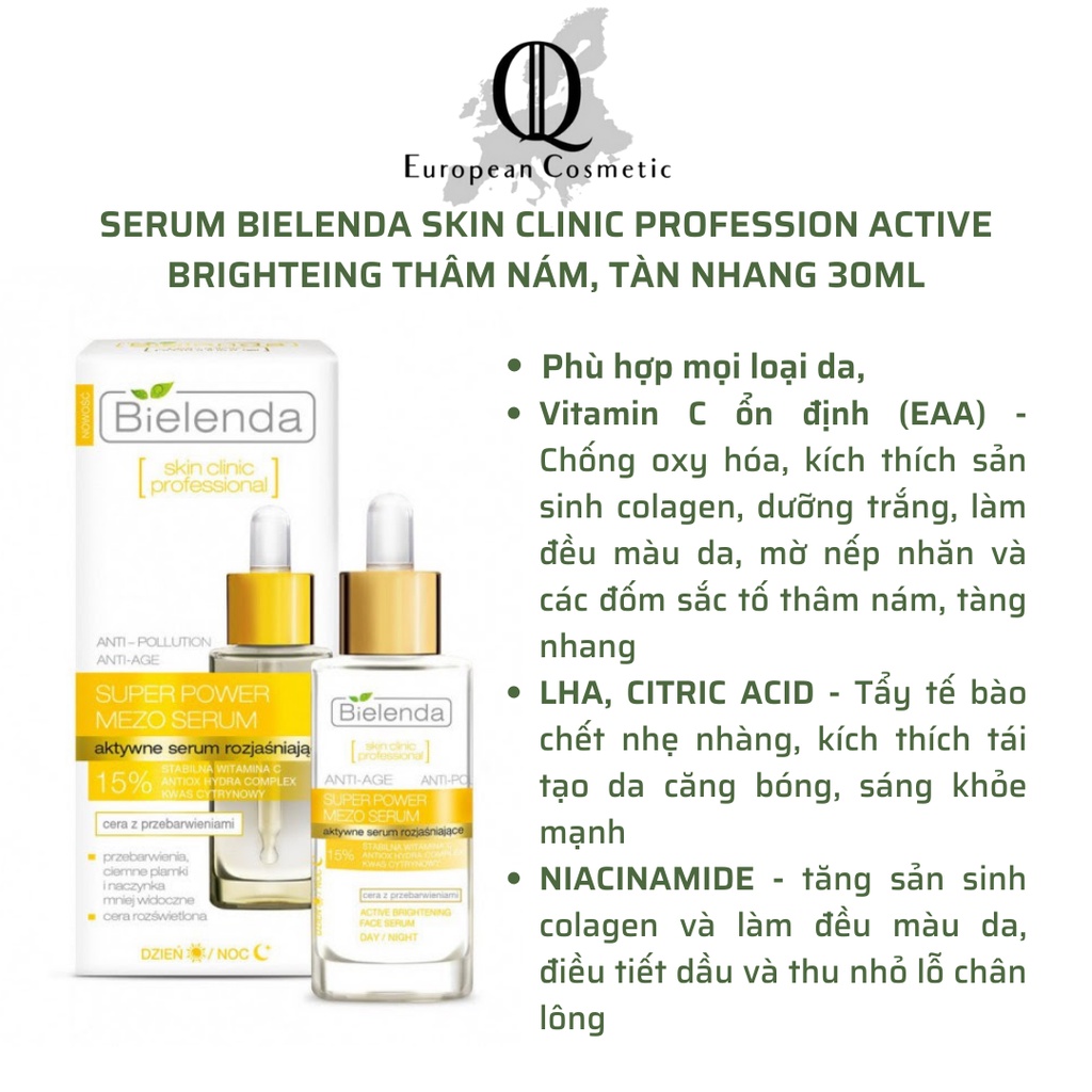 Serum bielenda giảm nám da, tàn nhang 30ml