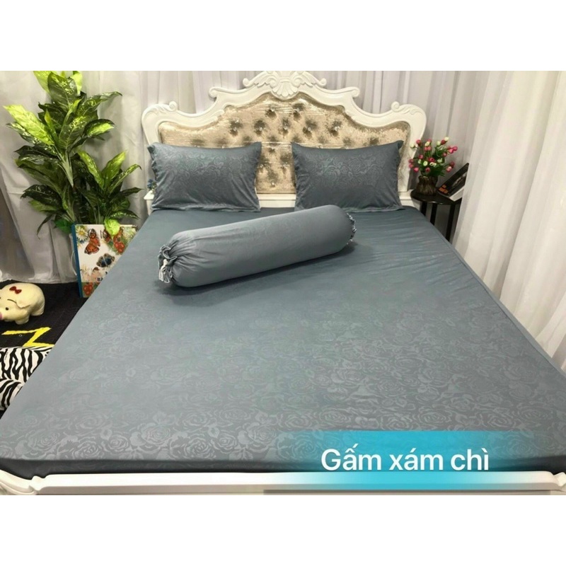 Bộ drap ga thun gấm chất đẹp, dày
