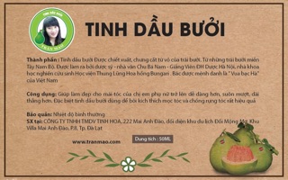 Tinh dầu bưởi Trần Mao