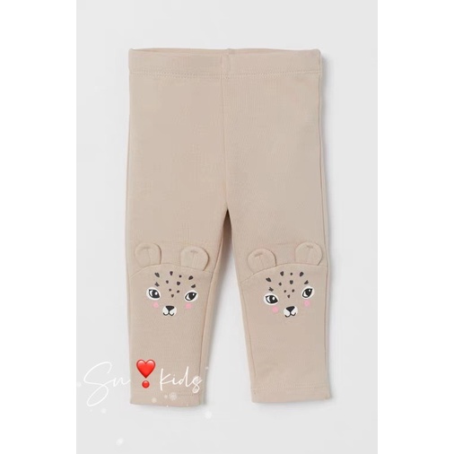 Quần legging mặt thú chất cotton 4 màu cực đẹp cho bé Namkidshop (V508)