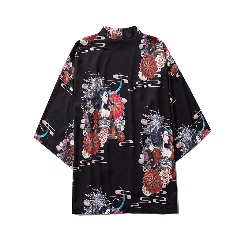 Blue Red Black White Harajuku Japan Kimono  Blazer Cardigans Jacket Big Plus Size Loose Women Men Japanese Harajuku Robes | BigBuy360 - bigbuy360.vn