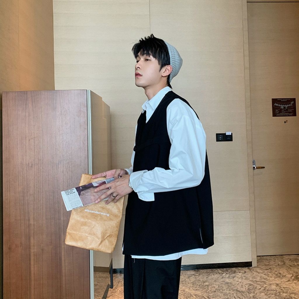 Áo khoác Tunoma áo gile unisex form rộng phong cách ulzzang Hàn quốc GL03