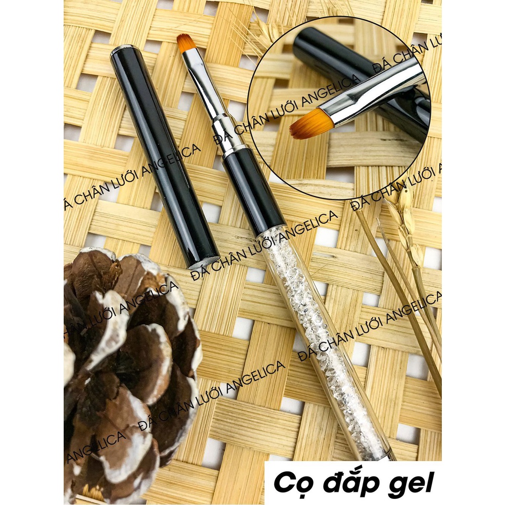 Cọ Đắp Gel Nail Cán Đá Trang Trí Móng ANGELICA CDG