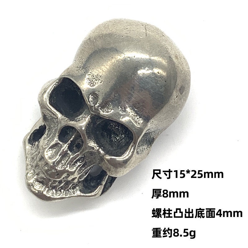 Khóa Cài Áo Hình Đầu Lâu Bằng Đồng Thau Nguyên Chất Sáng Tạo