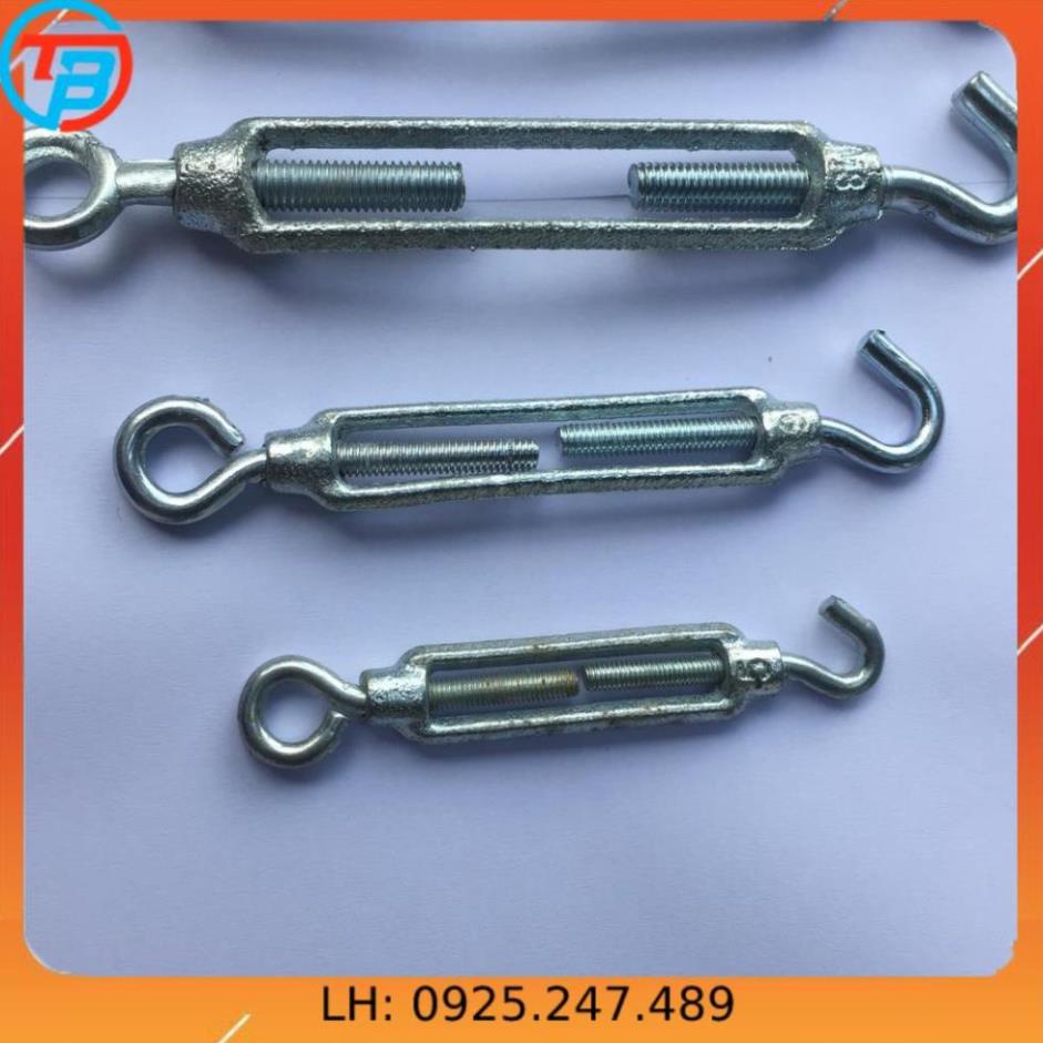 Tăng đơ thép mạ dùng để tăng dây cáp, dây phơi và chằng chống cột kèo