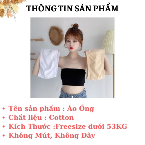 Áo Ống  - Áo Ngực Nữ Không Mút Chất Liệu Cotton Hàng Đẹp Gía Rẻ 0123