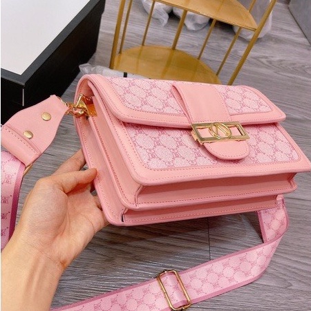 Túi xách nữ khoá V 2 dây size 22