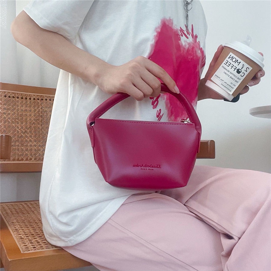 Túi Đựng Điện Thoại / Mỹ Phẩm Mini Màu Sắc Ngọt Ngào Phong Cách Phương Tây