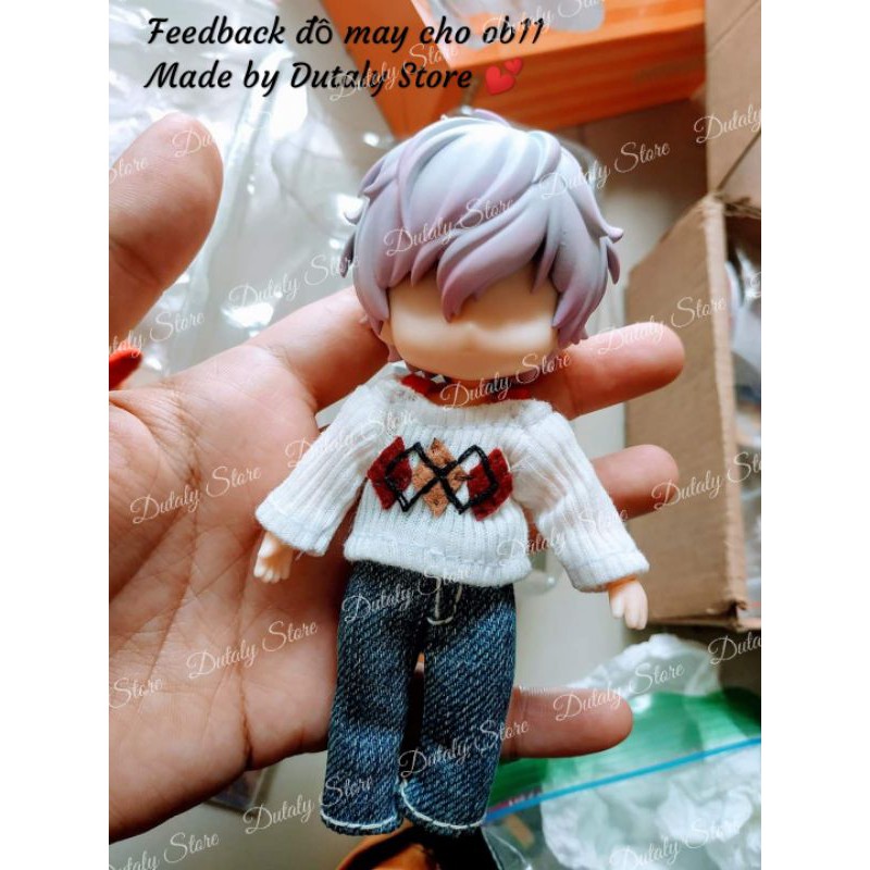 Ob11 - set 18 trang phục cosplay 707 và Saeran game Mystic Messenger cho búp bê obitsu11, nendoll, ddf, UFdoll, ymy