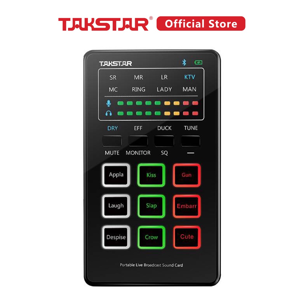 Bộ Mic Livestream Hát Karaoke Chính Hãng Giá Rẻ Takstar MX1 Mini Set Bluetooth, Nhỏ Gọn, Đầy Đủ Phụ Kiện Bảo Hành 1 Năm