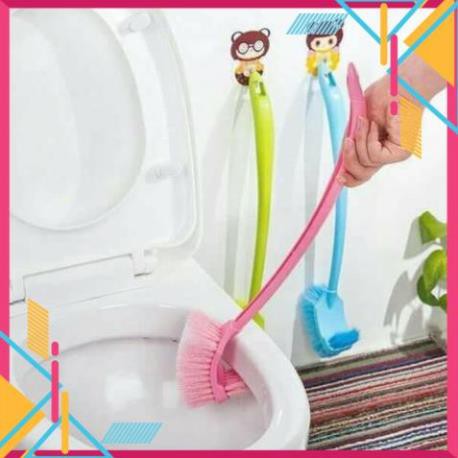 Chổi Cọ Toilet 2 Đầu Siêu Sạch, Vệ Sinh Nhà Tắm, Bồn Cầu Dễ Dàng Tiện Dụng