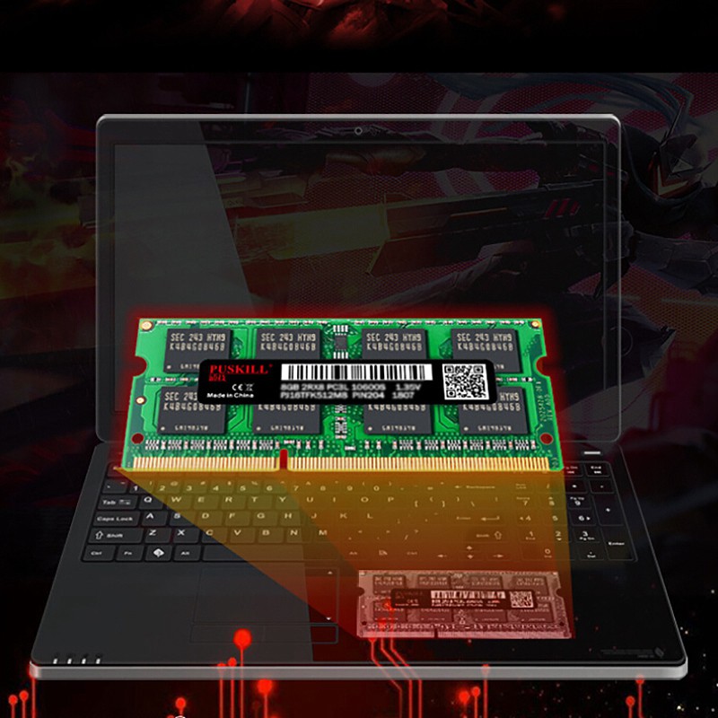 PUSKILL Bộ Nhớ Máy Tính 4g Ddr3 Ram 1600mhz 1.35v 204-pin | BigBuy360 - bigbuy360.vn