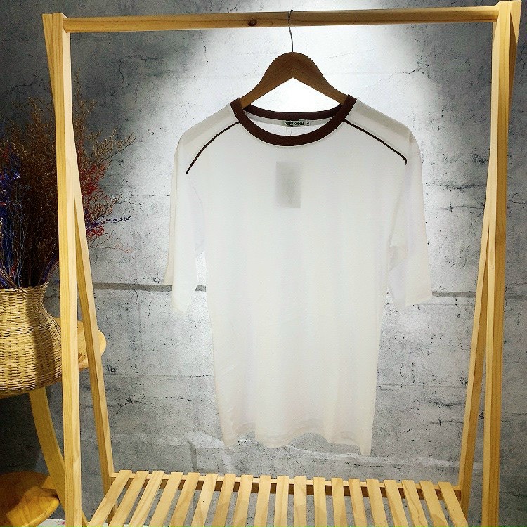 Áo thun phối viền vai siêu đẹp