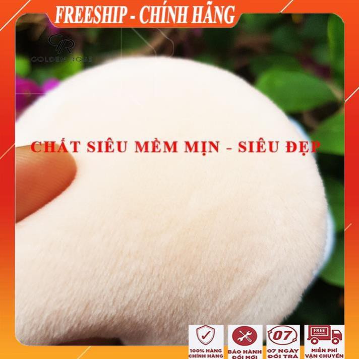 [ FreeShip - SIÊU MỀM MỊN ] Bông dặm phấn phủ, nén, bột siêu mềm mịn/ Bông phấn trang điểm đẹp golden rose