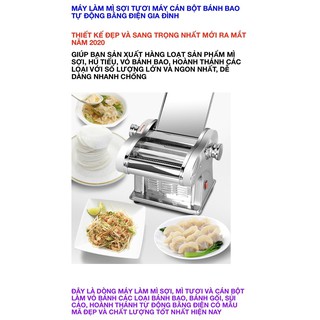 Máy cán bột cắt bột bằng điện gia đình