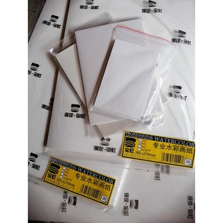 [Quà tặng]Set 10tờ baohong A5/A4 lỡ dòng thường 230/300g (Vẽ màu nước, màu chì, acrylic...)