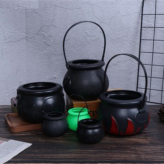 💥FOLLOW TẶNG 3K💥HÀNG CÓ SẴN💥 Vạc Phù Thủy Có Quai xách đựng kẹo Hũ nồi Halloween họa tiết ấm đun nước có tay cầm 001523