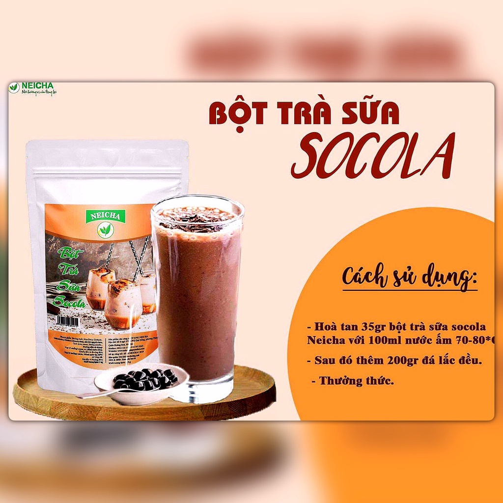 (200gr)Trà sữa PHA SẴN SIÊU NHANH vị socola thơm ngon đúng vị.