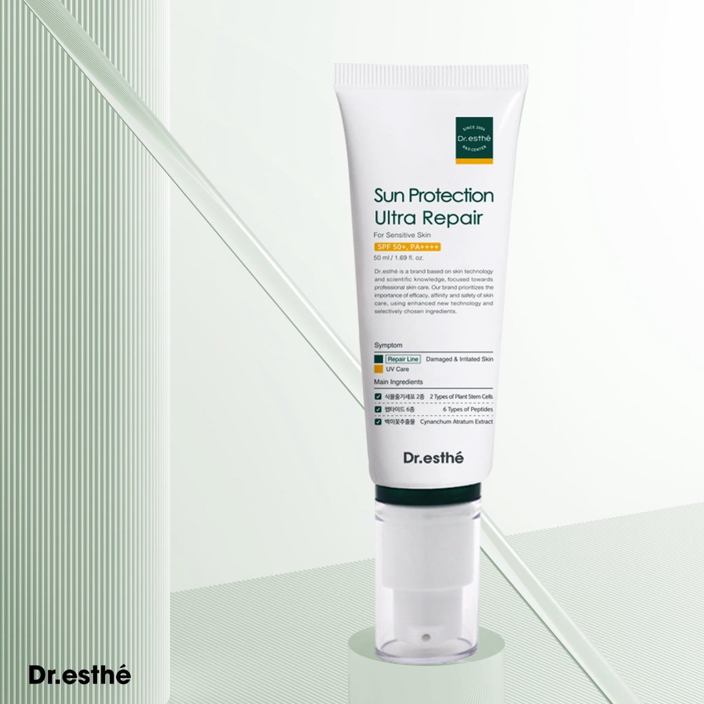 Kem Chống Nắng Phổ Rộng Dr.Esthé Sun Protection Ultra Repair Phục Hồi Da Nhạy Cảm, Sau Lăn Kim, Laser