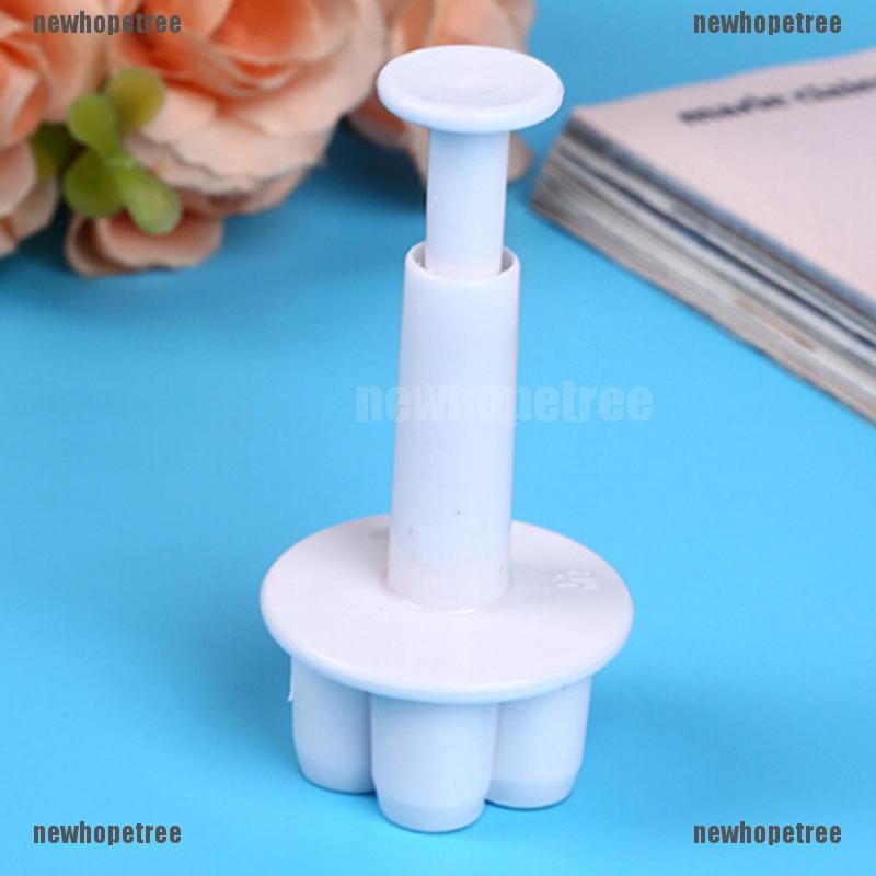 Set 4 Khuôn NhựA TạO HìNh Hoa 3D ĐộC ĐáO LàM BáNh Trang Trí
