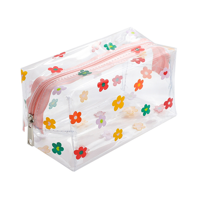 Hộp đựng bút bằng nhựa trong suốt thiết kế dễ thương 18x10 x 10cm