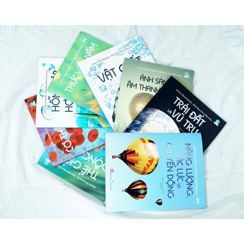 Sách - Science Encyclopedia - Bách khoa thư về khoa học – Combo 8 cuốn