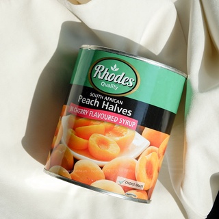 Đào ngâm RHODES lon 825g