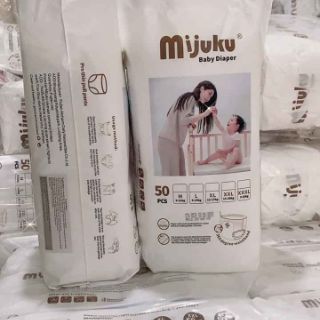 BỈM Tã quần MIJUKU chính hãng xuất Nhật đủ siez : M  - L- XL- XXL- XXXLbịch 50 miếng