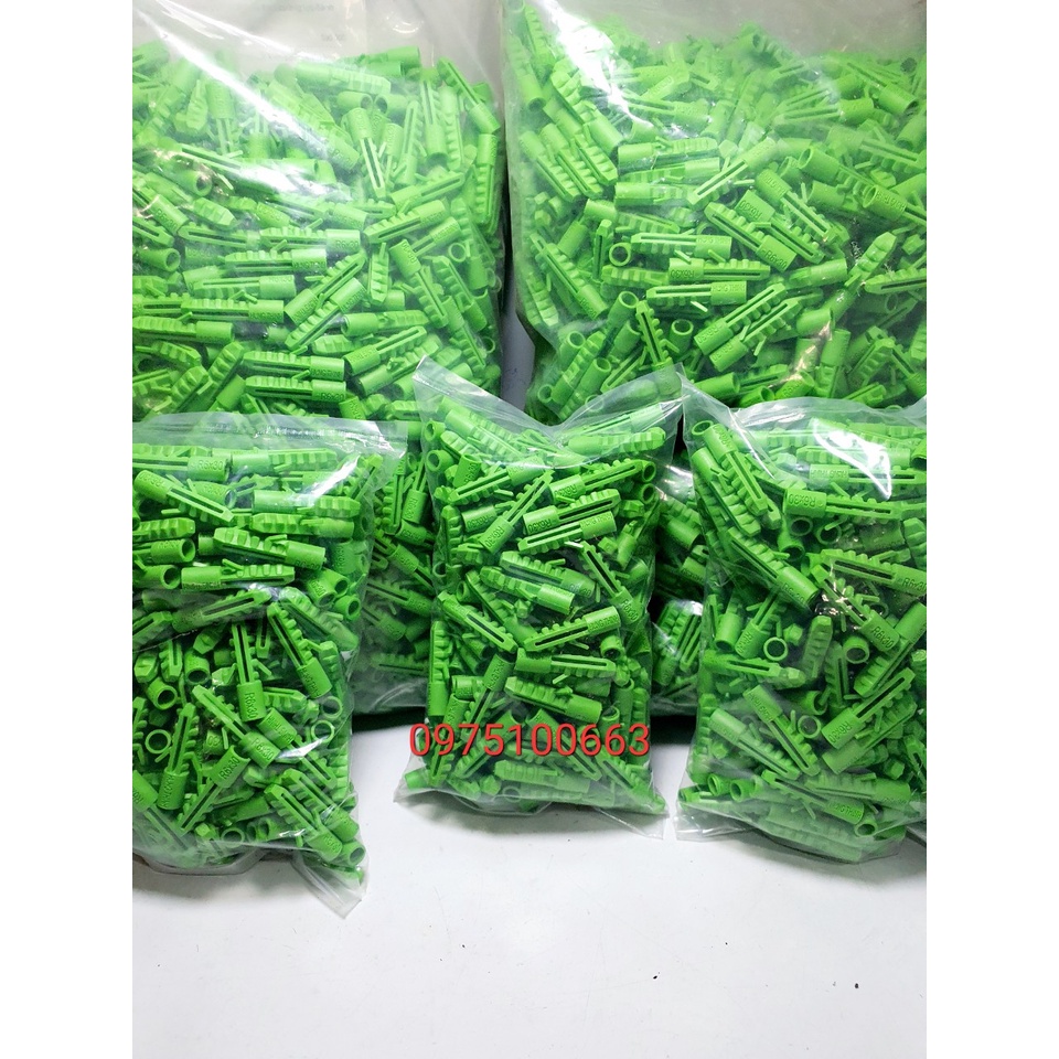 100G TẮC KÊ NHỰA RÂU XANH HƯNG THỊNH L1 - TẮC KÊ NHỰA R6*30