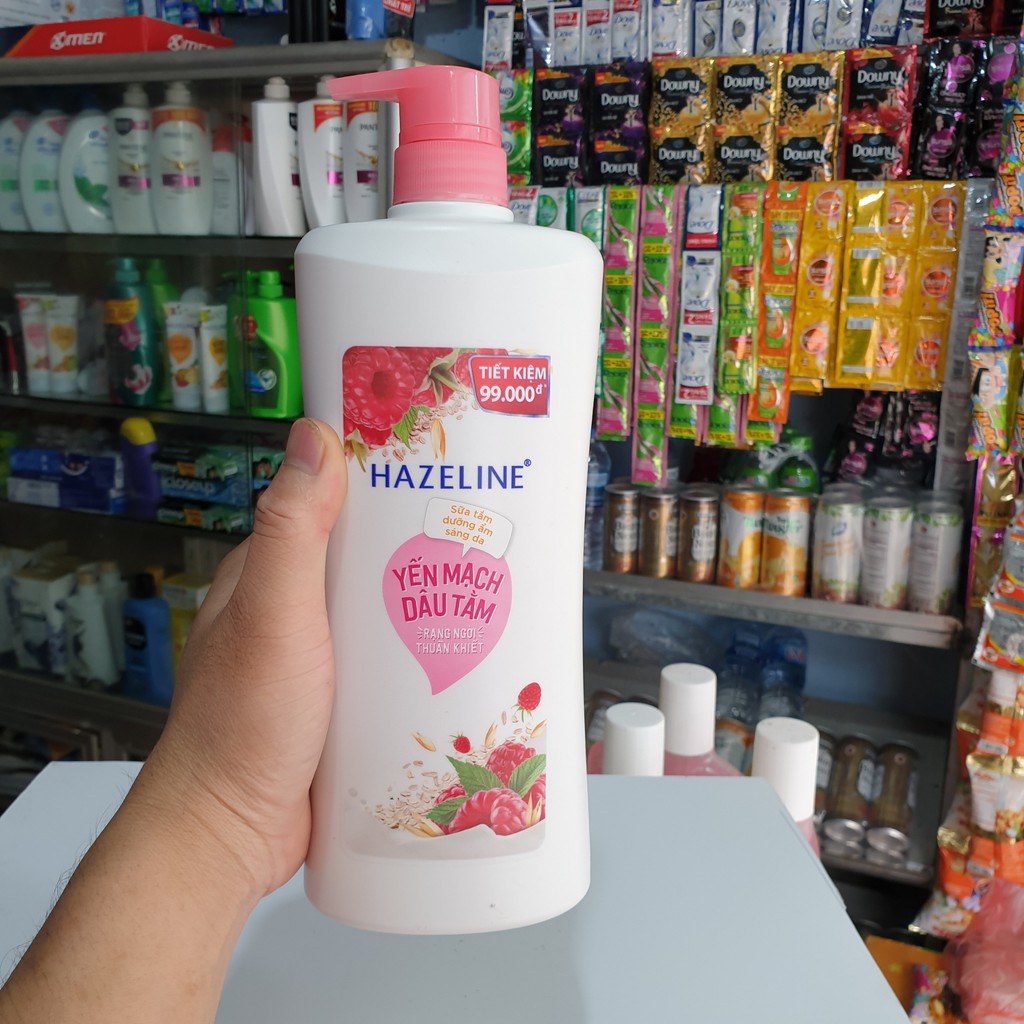 SỮA TẮM SÁNG DA HAZELINE ( ĐỦ MÀU ) CHAI 900G