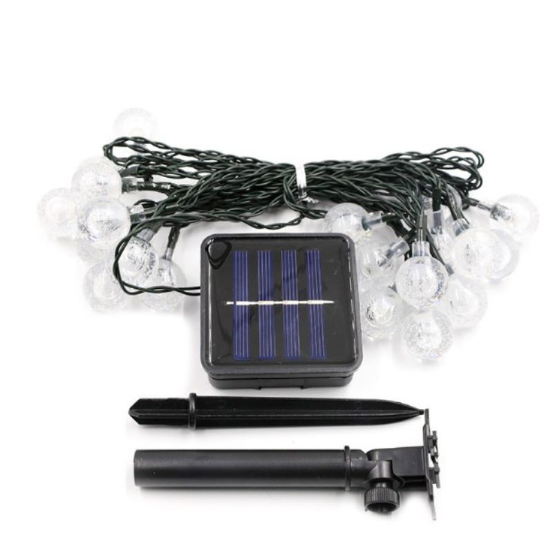 Đèn Led PHA LÊ BỌT KHÍ dùng NĂNG LƯỢNG MẶT TRỜI  trang trí tiệc sân vườn nhà cửa