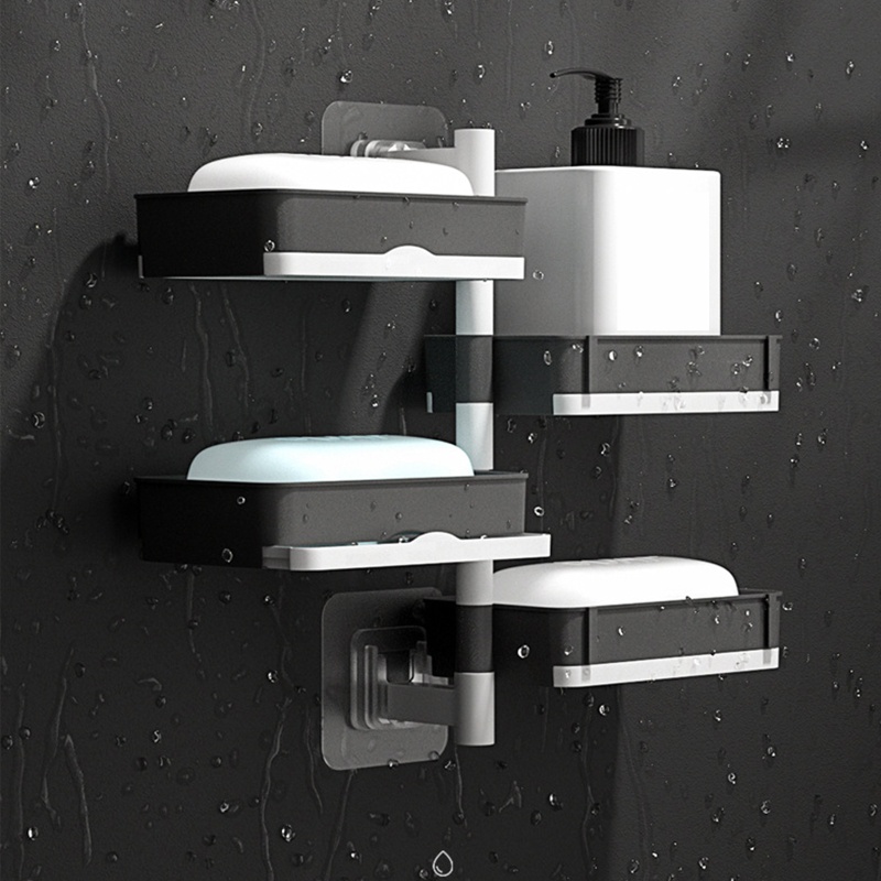 Giá Đỡ Xà Phòng 4 Tầng Gắn Tường Nhà Tắm Tiện Lợi