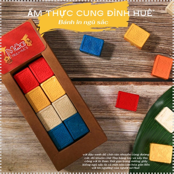 [VSATTP] Bánh Ngũ Sắc Đặc Sản Cố Đô Túi 30 Cái - Mộc Truly Hue's