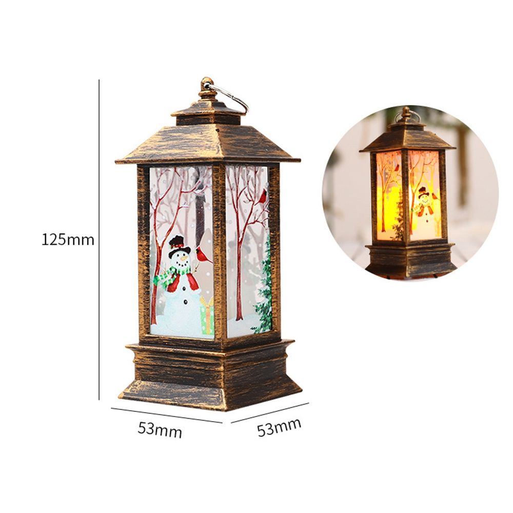 Đèn lồng LED hình ông già noel/tuần lộc trang trí giáng sinh