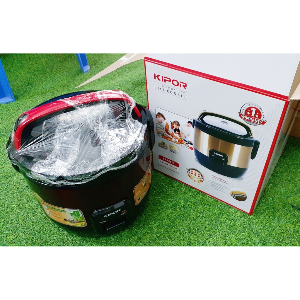 Nồi cơm điện lòng niêu Kipor - KP-N6518, 1.8L, 700W, nồi đun dày 3mm, 5 lớp chống dính, chống xước | BigBuy360 - bigbuy360.vn