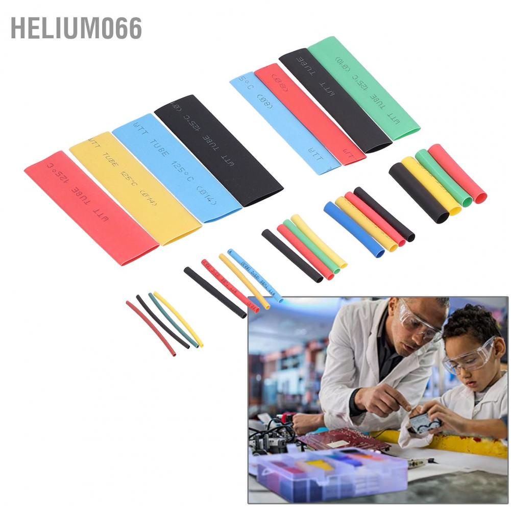 164 cái Bộ ống co nhiệt Polyolefin Dây bọc cách điện Helium066