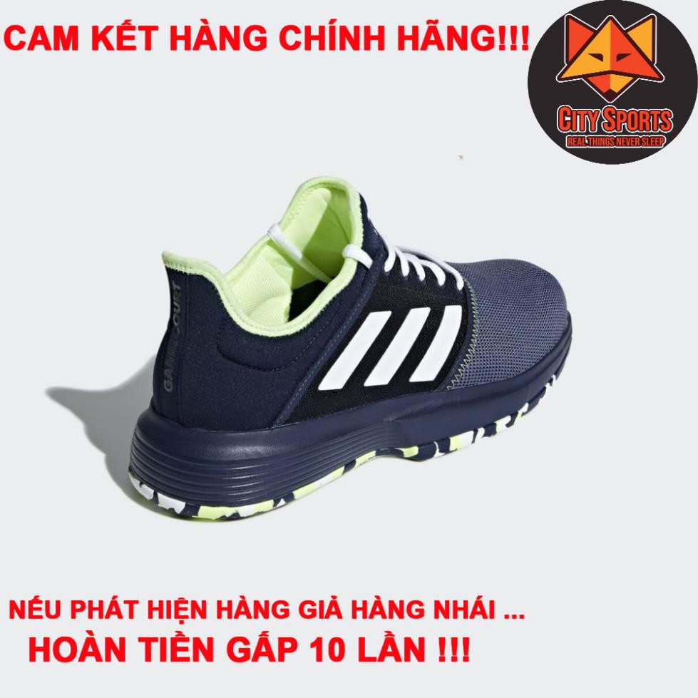 [Free Ship] Giày Thể Thao Chính Hãng Adidas Game Court F36713 [CAm kết chính hãng fake 1 đền 10]