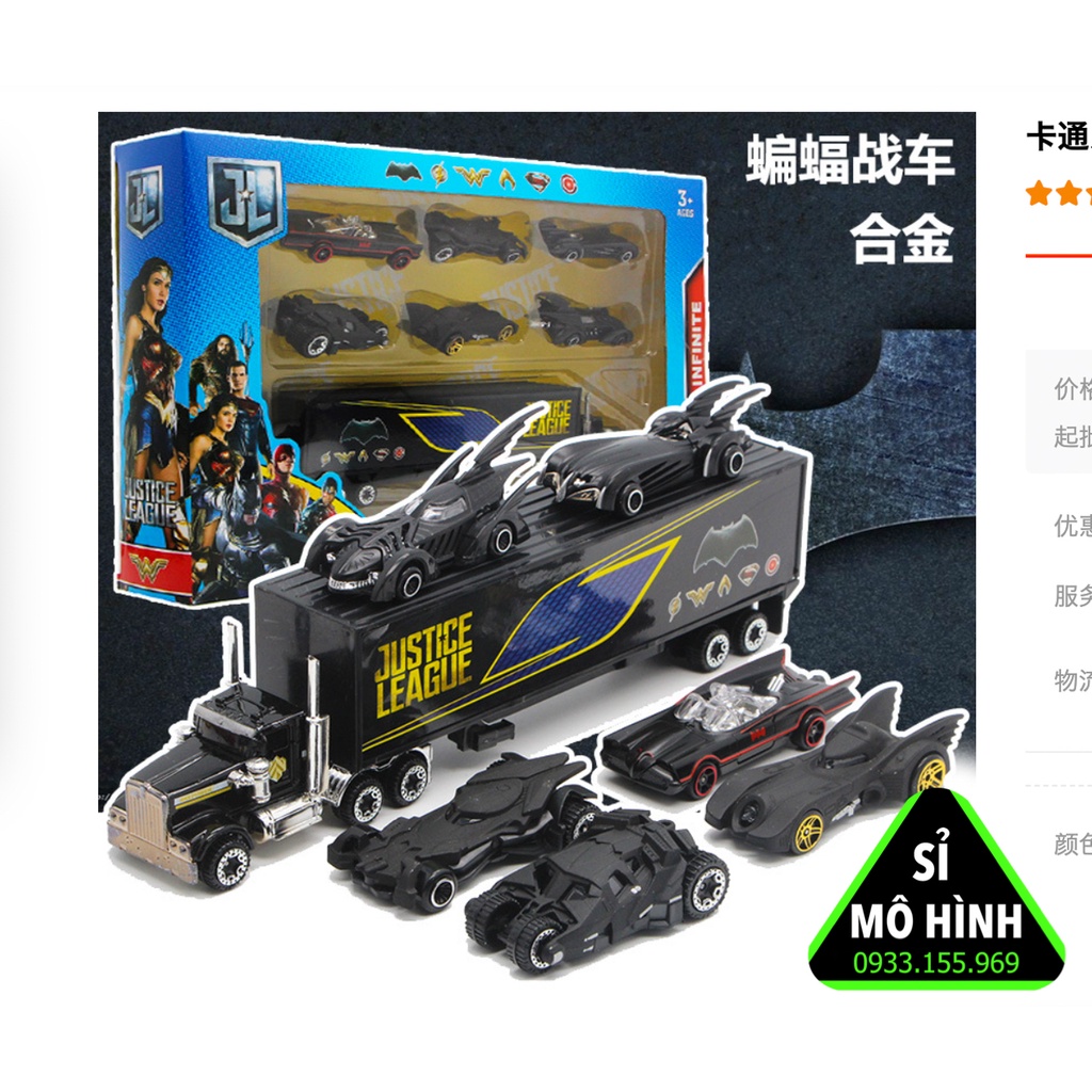 Bộ mô hình xe container Batman
