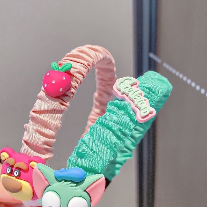 Băng Đô Cài Tóc Hình Stellalou Lotso Hoạt Hình Cho Bé Gái