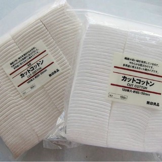 Bông cotton tẩy trang hữu cơ MUJI (Singapore Bill)