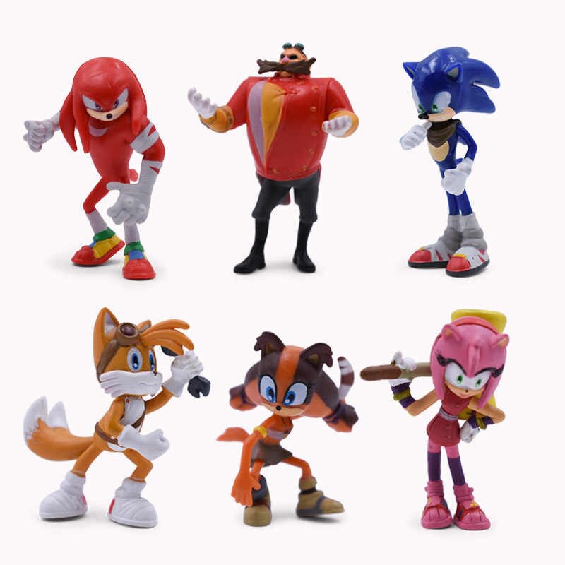 Bộ 06 Mô Hình Nhân Vật Game Nhím Sonic - Mẫu 01