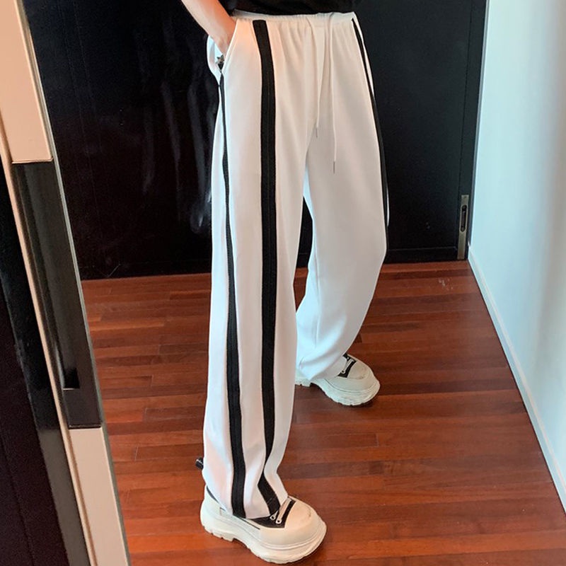 Quần Dài Thể Thao Kẻ Sọc Thời Trang Hàn Quốc Cho Nam